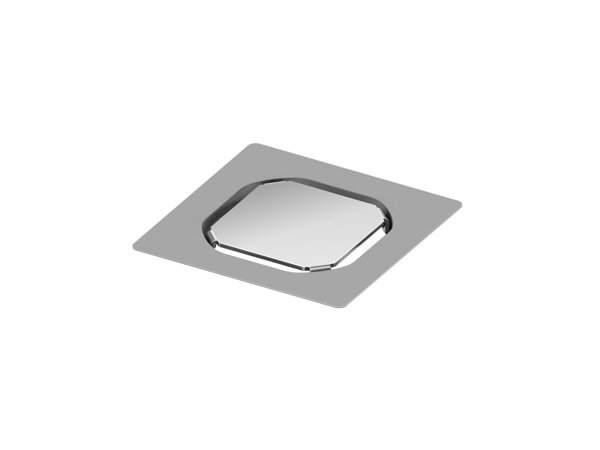 TECEdrainpoint S tileable attachment, stainless steel, 100x100mm, frameless, 3660016