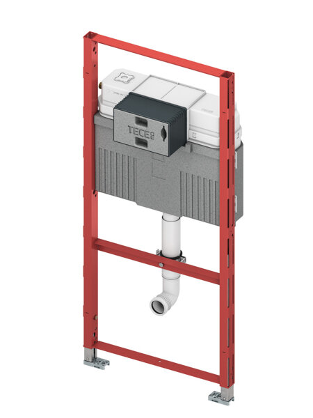 TECEprofil WC module, with Uni flushing cisterns, for childrens floor-standing WC, installation heig...