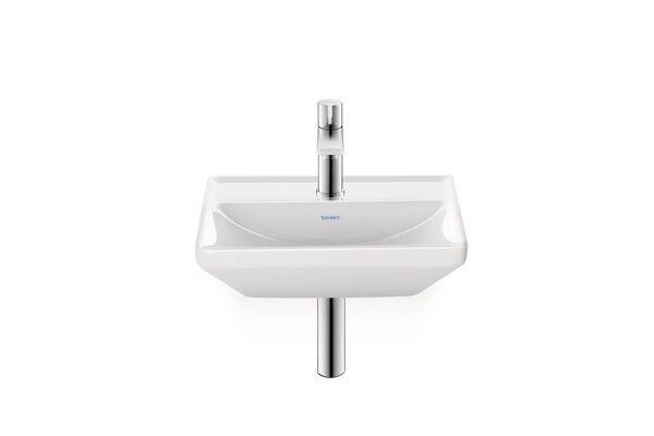 Duravit D-Neo hand-rinse basin, 450x335mm, 1 tap hole, without overflow, white high gloss, 0738450041