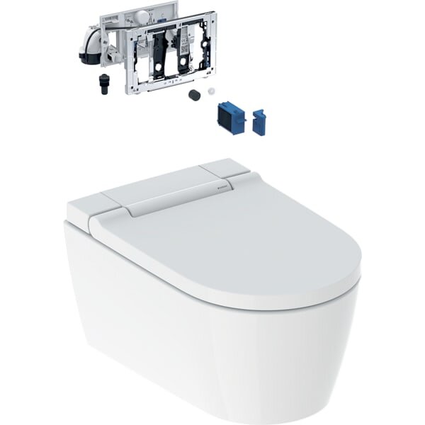 Geberit AquaClean Sela complete WC system, wall-hung WC, DuoFresh, white, 146.226.01.