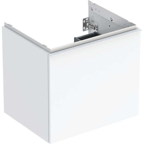 Geberit Acanto vanity unit for washbasin, 1 drawer and 1 inner drawer, wall-hung, 592x541x475mm, 503.003.