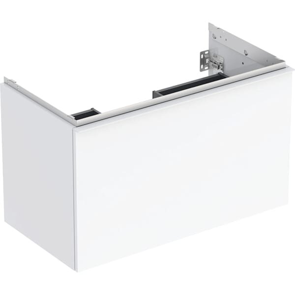 Geberit Acanto vanity unit for washbasin, 1 drawer and 1 inner drawer, wall-hung, 888x541x475mm, 503.005.