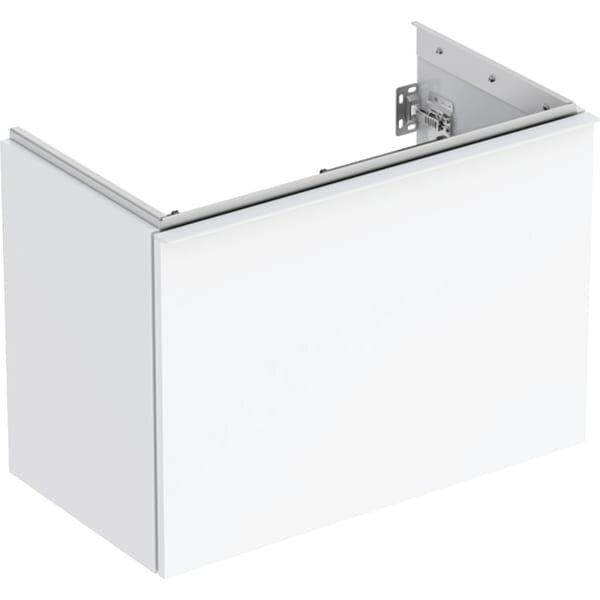 Geberit Acanto vanity unit for washbasin, 1 drawer and 1 inner drawer, shortened projection, 740x535x415mm, 503.009.