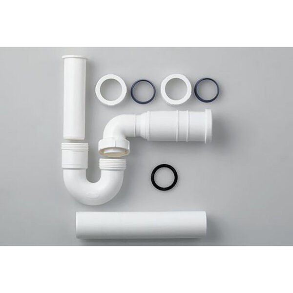 Laufen siphon, DN40, with flexible drain connection, for floor standing bidet, plastic, H8949750000001