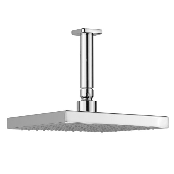 Laufen rain shower set, 202x202mm, with ceiling arm, ceiling mounting, chrome, HF960107100001