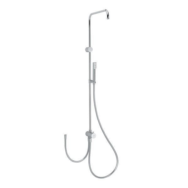 Laufen Twin shower system, without overhead shower, backflow preventer, HF981113100040