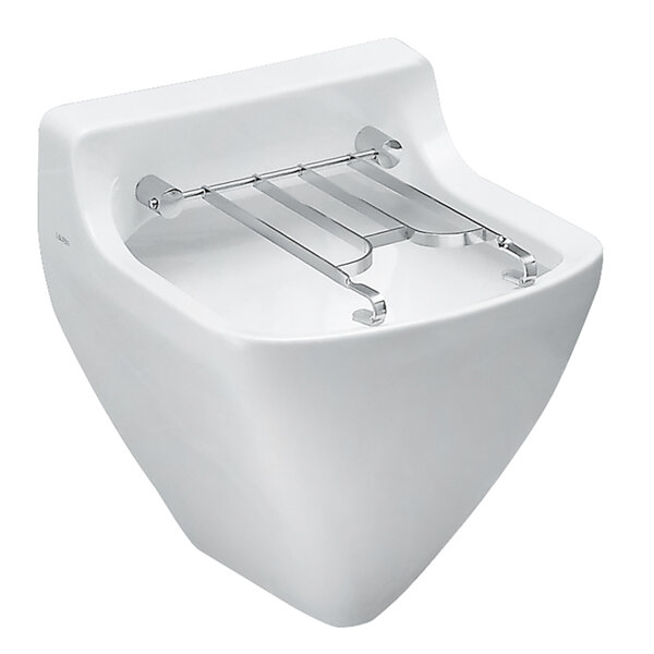 Laufen Bernina sink, with rim flushing, inlet inside, with hinged grate, 505x510x710mm, H8542110000001