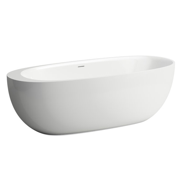 Laufen Il Bagno Alessi bathtub, freestanding, mineral casting material, 1850x800x440mm, H220972