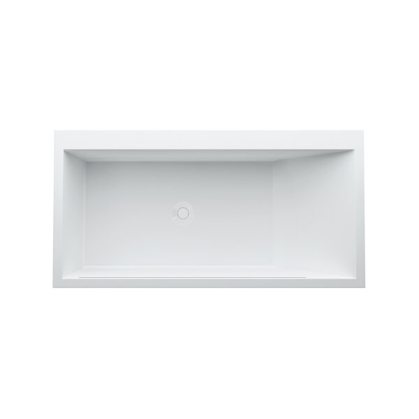 Laufen Mineralguß Badewanne Kartell built-in version corner left 1700x860x590mm, LED illuminated ov...