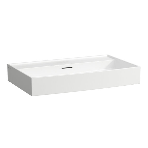 Laufen Kartell washbasin undermount, without tap hole, with overflow, 800x460mm, H810336