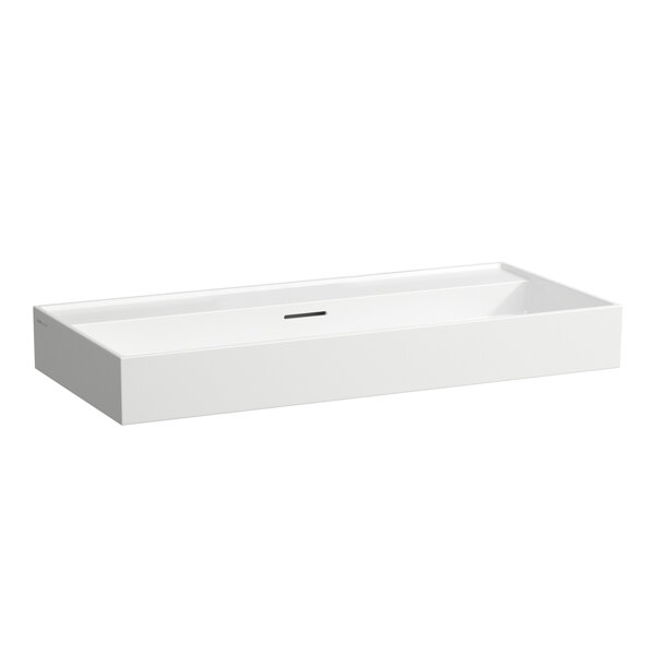 Laufen Kartell washbasin undermount, without tap hole, with overflow, 1000x460mm, H810337