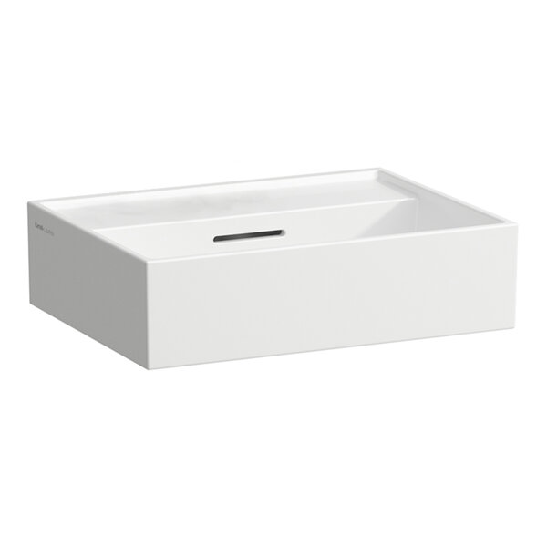 Laufen Kartell hand wash basin, undermount, without tap hole, with overflow, 450x340mm, H815330