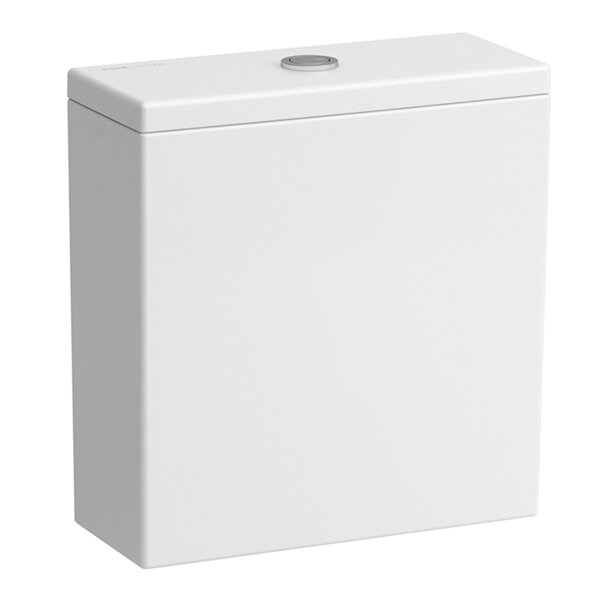 Laufen Kartell cistern for floor-standing WC combination 824331, dual flush, water connection at the...