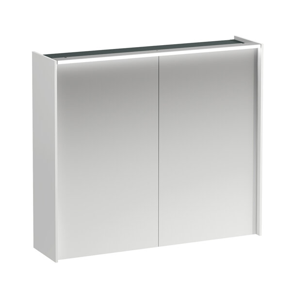 Laufen Lani mirror cabinet, two doors, with LED light element, 820x210x715mm, H403762112