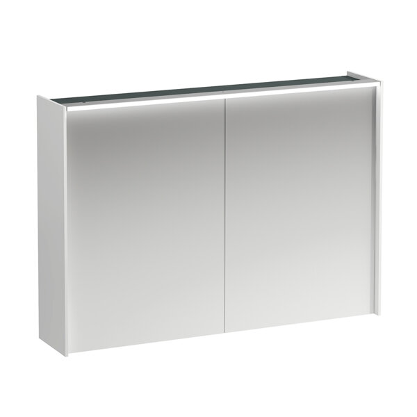 Laufen Lani mirror cabinet, two doors, with LED light element, 1020x210x715mm, H4037921121