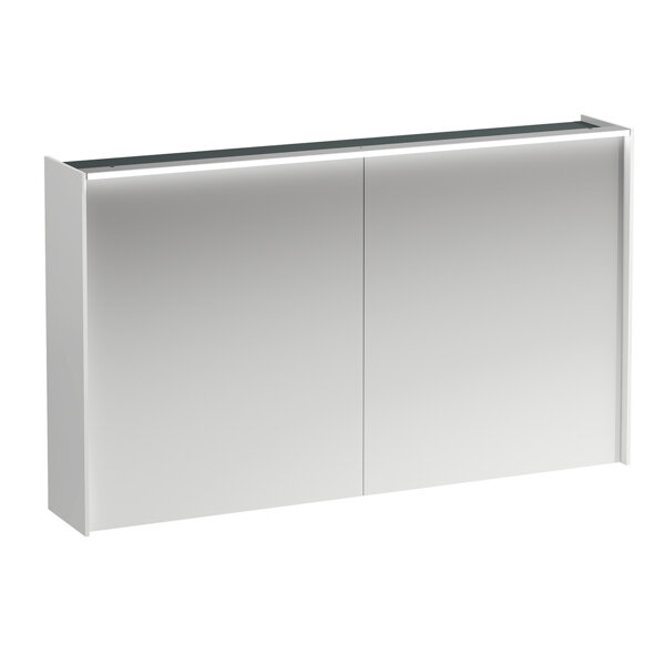 Laufen Lani mirror cabinet, two doors, with LED light element, 1220x210x715mm, H4038221121