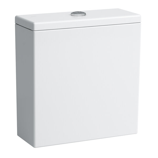 Laufen PRO cistern, 2-flush, 6 L, rear water connection, white, H829951