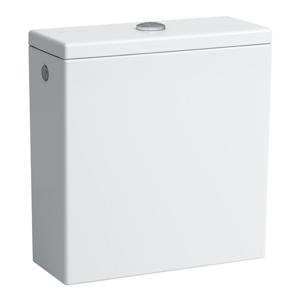 Laufen PRO cistern, 2-quantity flushing, 6 L, water connection on the side, white, H829951