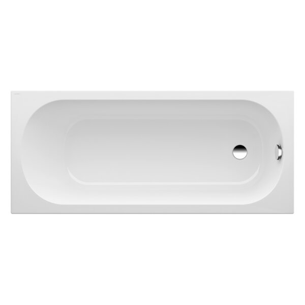 Laufen Lua bathtub, built-in version, sanitary acrylic, 1600x700x420mm, white, H23008000001