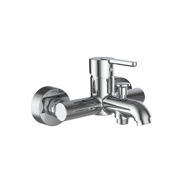 Laufen Lua bath mixer, exposed, without accessories, chrome, projection 159mm, H3210810044001