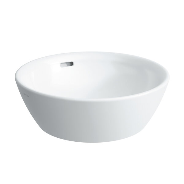 Laufen PRO B washbasin bowl, without tap hole, with overflow, 420x420mm, H812962