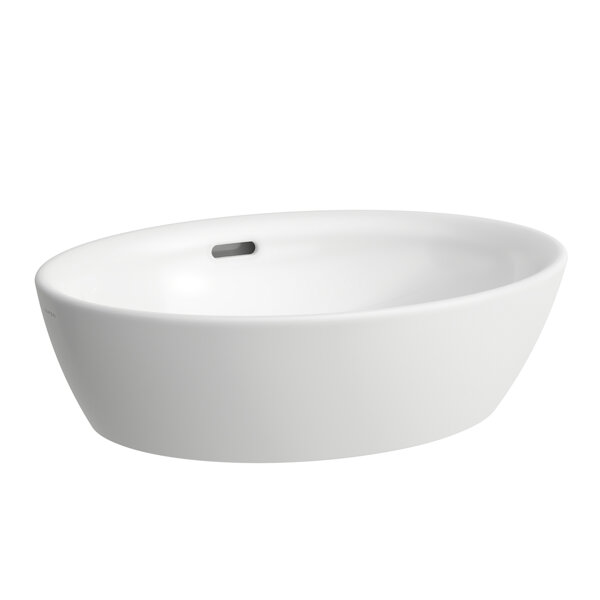 Laufen PRO B washbasin bowl, without tap hole, with overflow, 520x390mm, H812964