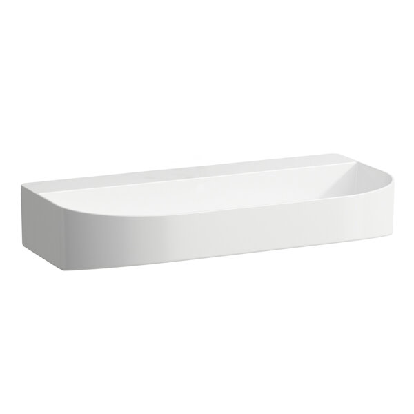 Laufen Sonar washbasin undermount, without tap hole, without overflow, 800x420mm, H810344