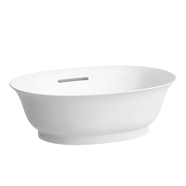 Laufen The New Classic washbasin bowl, oval, without tap hole, with overflow, 450x310mm, H8128510