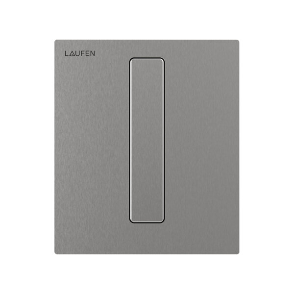 Laufen AU103 INEO actuation plate, for urinal, stainless steel brushed, 125x10x145mm, H9091039280001