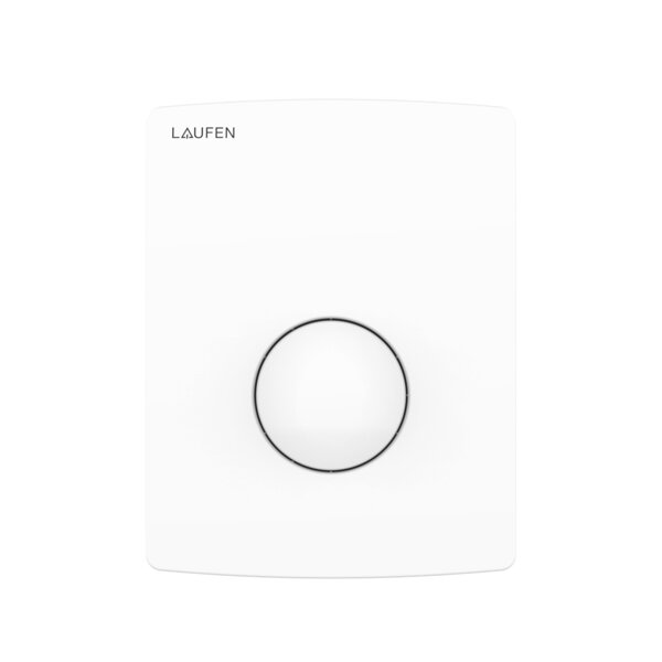 Laufen AU109 INEO actuation plate, for urinal, vandal-proof installation, 126x17x162mm, H909109