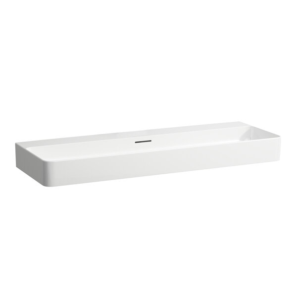 Laufen VAL washbasin, undermount, without tap hole, with overflow, 1200x420mm, H810289