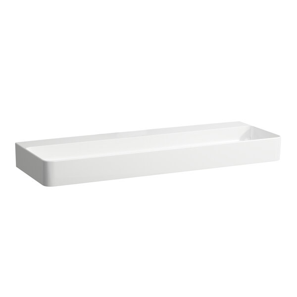 Laufen VAL washbasin, undermount, without tap hole, without overflow, 1200x420mm, H810289