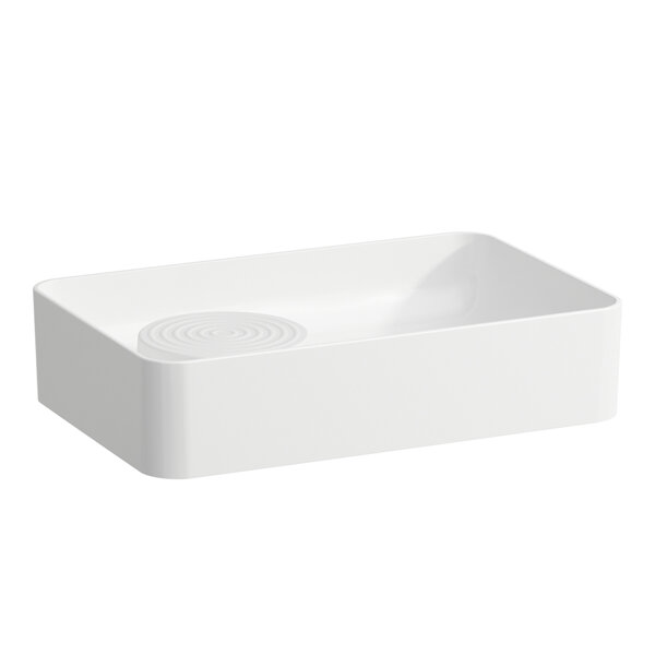 Laufen VAL washbasin bowl, without tap hole, with overflow, US closed 550x360mm, H812282