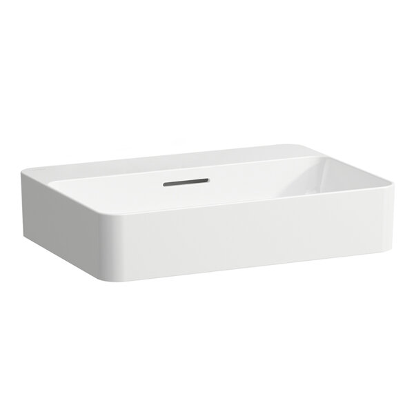 Laufen VAL washbasin bowl, without tap hole, with overflow, 550x400mm, H812284