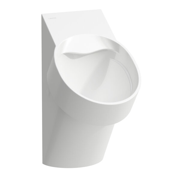 Laufen Val suction urinal, without holes for lid mounting, rimless, with elect. Control, Bluetooth, ...