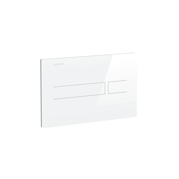 Laufen AW3 electronic actuator plate, glass, touchless, dual flush, 252x13x162mm, H895663