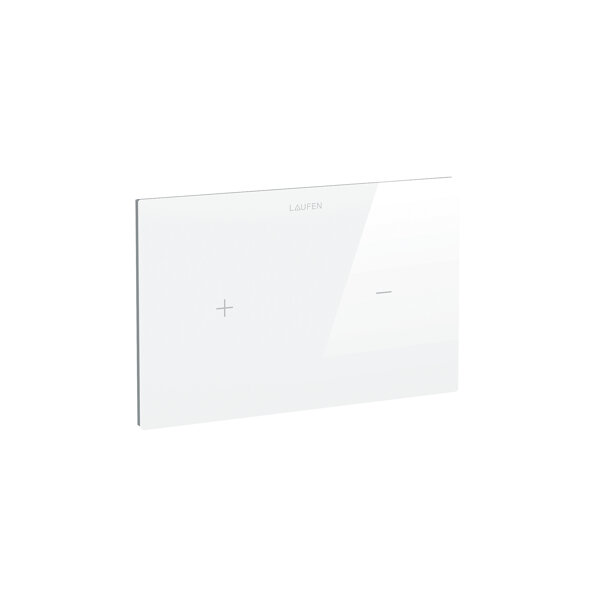 Laufen AW4 electronic actuator plate, glass, contactless, dual flush, 252x15x162mm, H895664