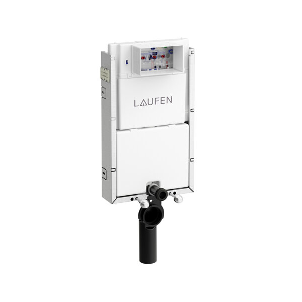 Laufen TW1 installation system, wet construction, for wall-mounted toilet, with cistern, dual flush ...