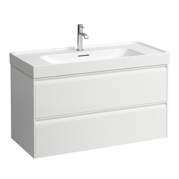 Laufen Meda vanity unit, 2 drawers, incl. organization system, for H810119, 984x448x515mm, H421622011