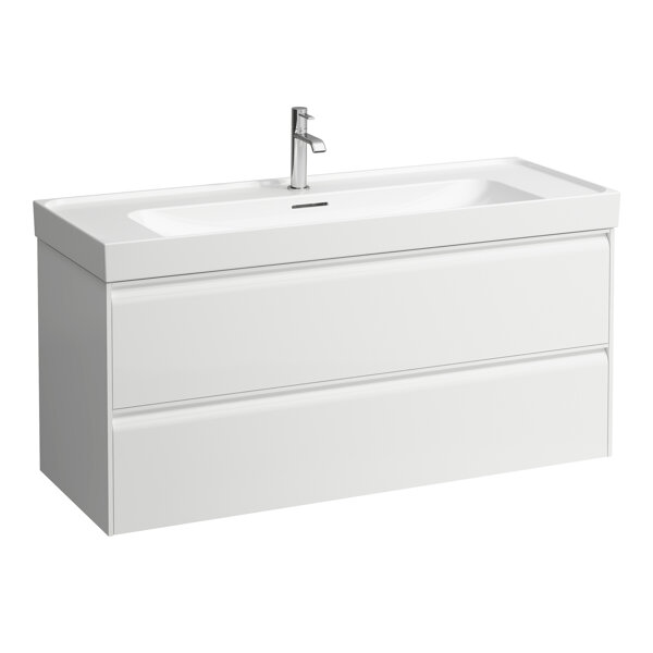 Laufen Meda vanity unit, 2 drawers, incl. organization system, for H814111, 1182x448x515mm, H421632011