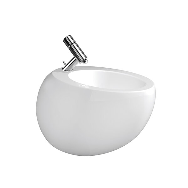 Laufen Alessi one wall bidet, 1 tap hole, 390x585mm, concealed overflow, H830971