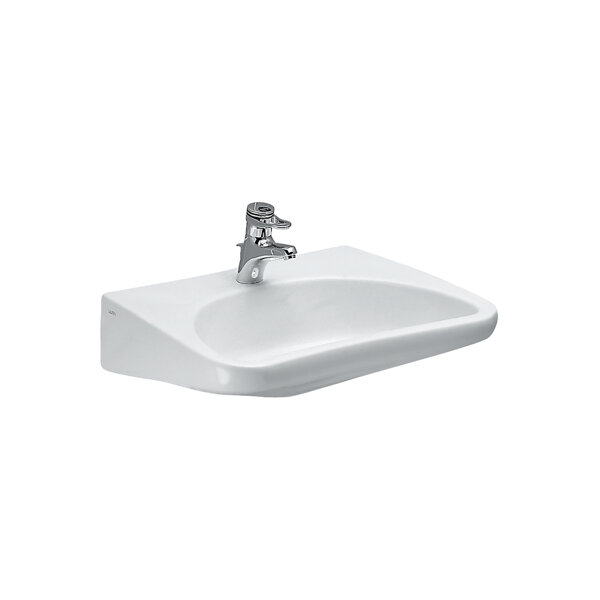 Laufen Rehab washbasin, barrier-free, 1 tap hole, without overflow, 660x550mm, H8106030001041