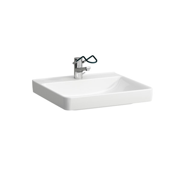 Laufen Pro Liberty washbasin, barrier-free, 1 tap hole, without overflow, 600x550mm, H8119500001561