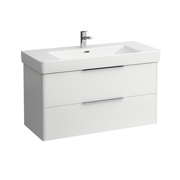 Laufen Base vanity unit, 2 drawers, 1010x440x530mm, for washbasin H813966, H402452110