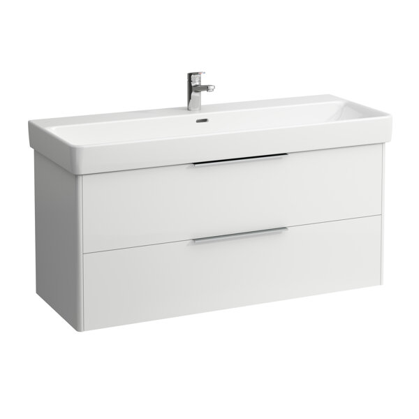 Laufen Base vanity unit, 2 drawers, 1160x440x530mm, for washbasin H814965, H402492110