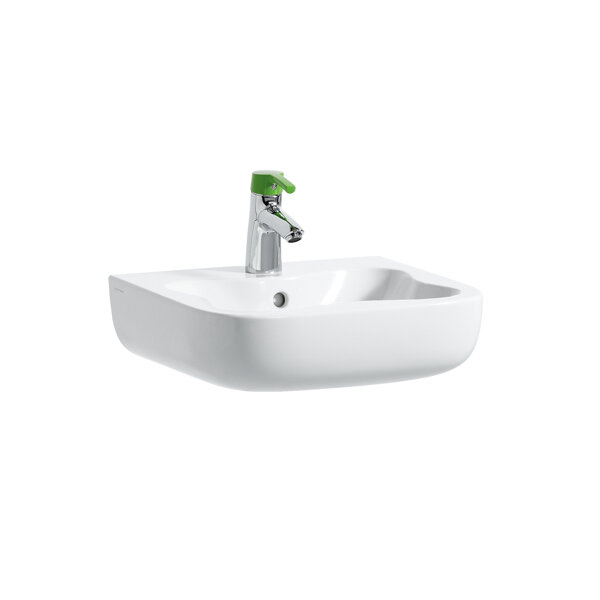 Laufen Florakids washbasin Cloud, 1 tap hole, with overflow, 450x410x150mm, H815031