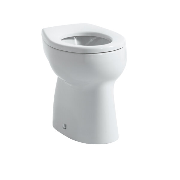 Laufen Florakids pedestal toilet, flat bowl, horizontal outlet, with flushing rim, 385x295x350mm, H8220360000271