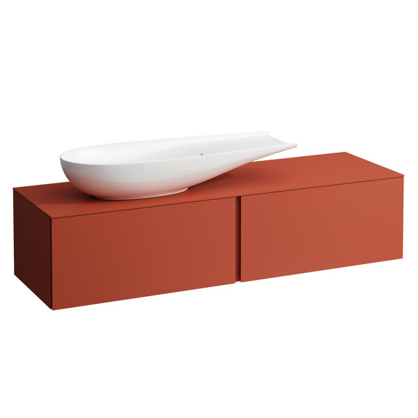 Laufen Il Bagno Alessi drawer element, cutout left, 160x50x37cm, to WT bowl H81897 4, H430342097