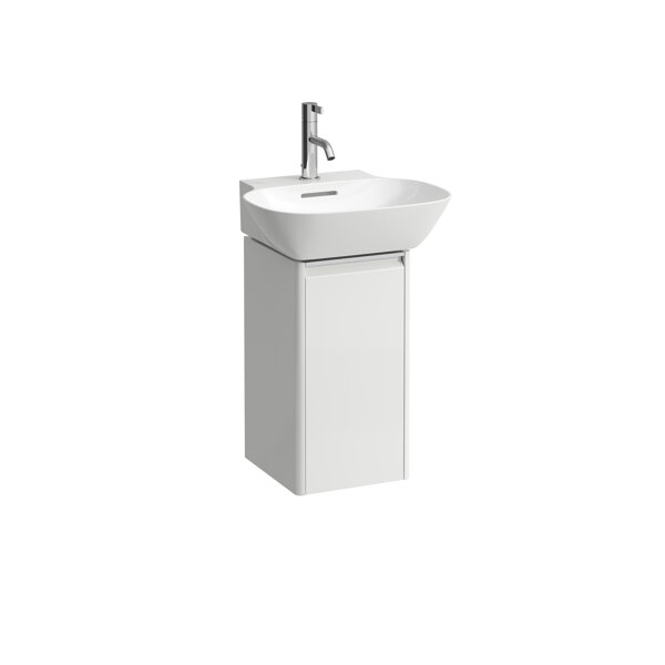 Laufen Base for Ino vanity unit, 1 door, hinge left, handle aluminium anodized, for WT H815301, H403...