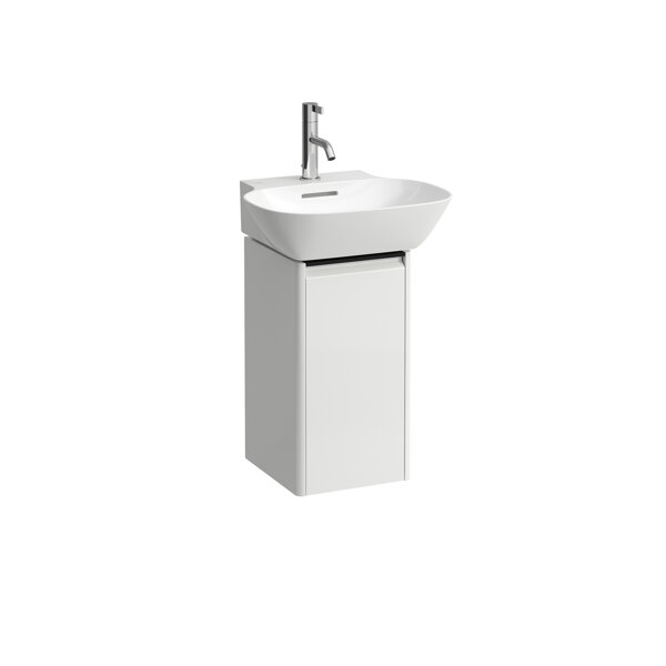 Laufen Base for Ino vanity unit, 1 door, hinge left, handle aluminium black, for WT H815301, H403013110